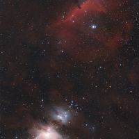 IC434 (Pferdekopfnebel) und M42 (Orionnenbel)